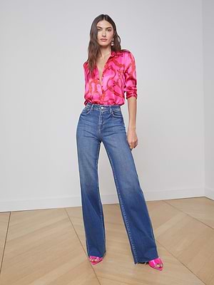 Scottie Wide-Leg Jean jean L'AGENCE   